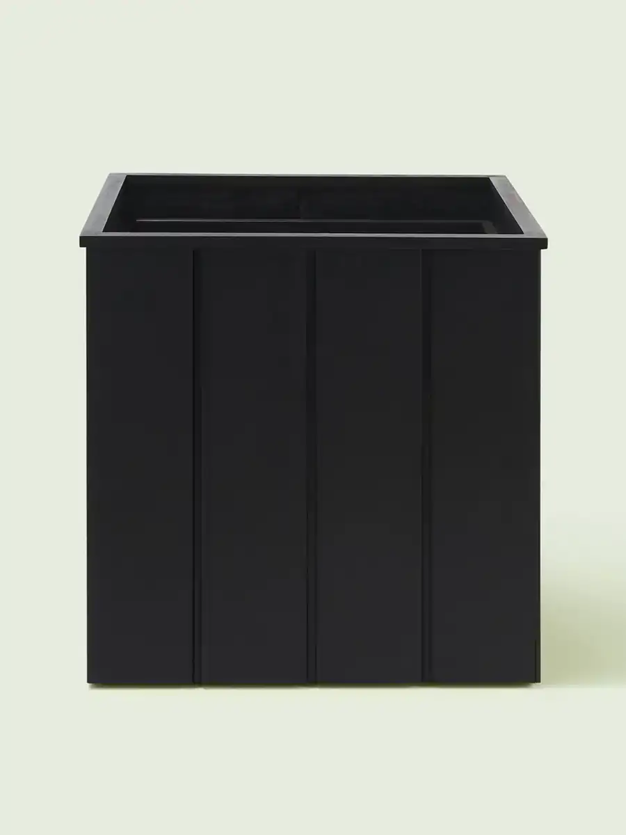 Zwarte plantenbak Luni zwart